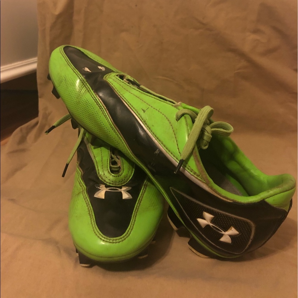 Lime Green Sports Cleats